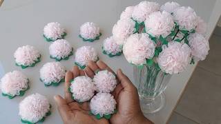 MAKE 30+ IN A DAY AND SELL FAST: MAKING BEAUTIFUL FLOWER WITH SOFT RIBBON #flowers screenshot 3