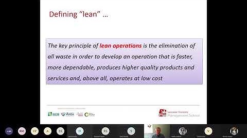 Mudering Waste - MBA Operations Management taster session