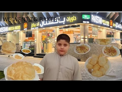 Faizen Sweets WE WENT TO EAT HALWA PURI||GOLGAPAY||SWEETS BAKERY||FAIZAN FAMILY VLOGS ...