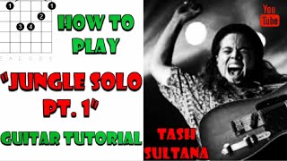 How to Play Jungle Guitar Solo - Tash Sultana Como tocar Jungle Guitarra  (Easy Guitar Tutorial) chords