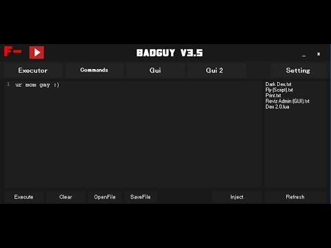 New Roblox Best Executor Badguy V3 5 Free Level 7 Full Lua Loadstring Youtube