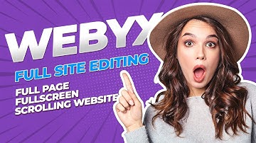 How to create a page with Webyx Free for Gutenberg in Full Site Editing step by step tutorial (1/3)