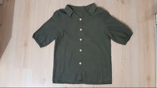 Keten Gömlek Di̇ki̇mi̇ Yakali Gömlek Nasil Di̇li̇r? 1 Tl Ye Gömlek Yaptim Elif Uzuner