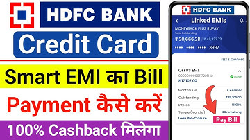 HDFC Credit Card EMI Payment Process 2025 | HDFC Credit Card Smart EMI ka Payment Kaise Kare 2025