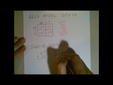 Area Model and Partial Product Multiplication