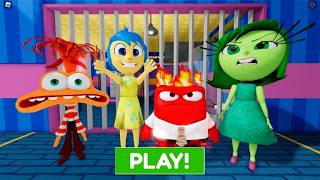 EMOTIONS POLICE FAMILY PRISON RUN ESCAPE! (Obby) #roblox #scaryobby