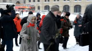 Возложение цветов в честь 200-летия памятнику Минину и Пожарскому. 4 марта 2018г.