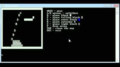 C++ "Console PhysX" ASCII Game