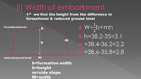 Engineering Areas & volumes under prismoidal rule