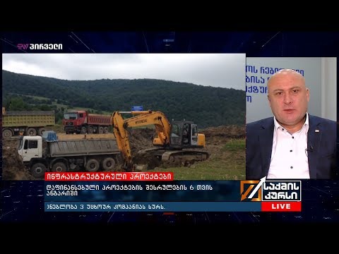 დაფინანსებული პროექტების შესრულების 6 თვის ანგარიში