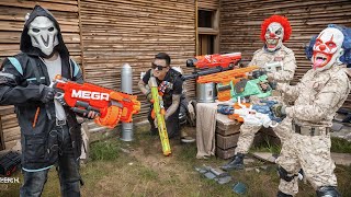 LTT Nerf Mod : SWAT Team Uses Powerful Nerf Guns To Destroy The Secret Criminal Base