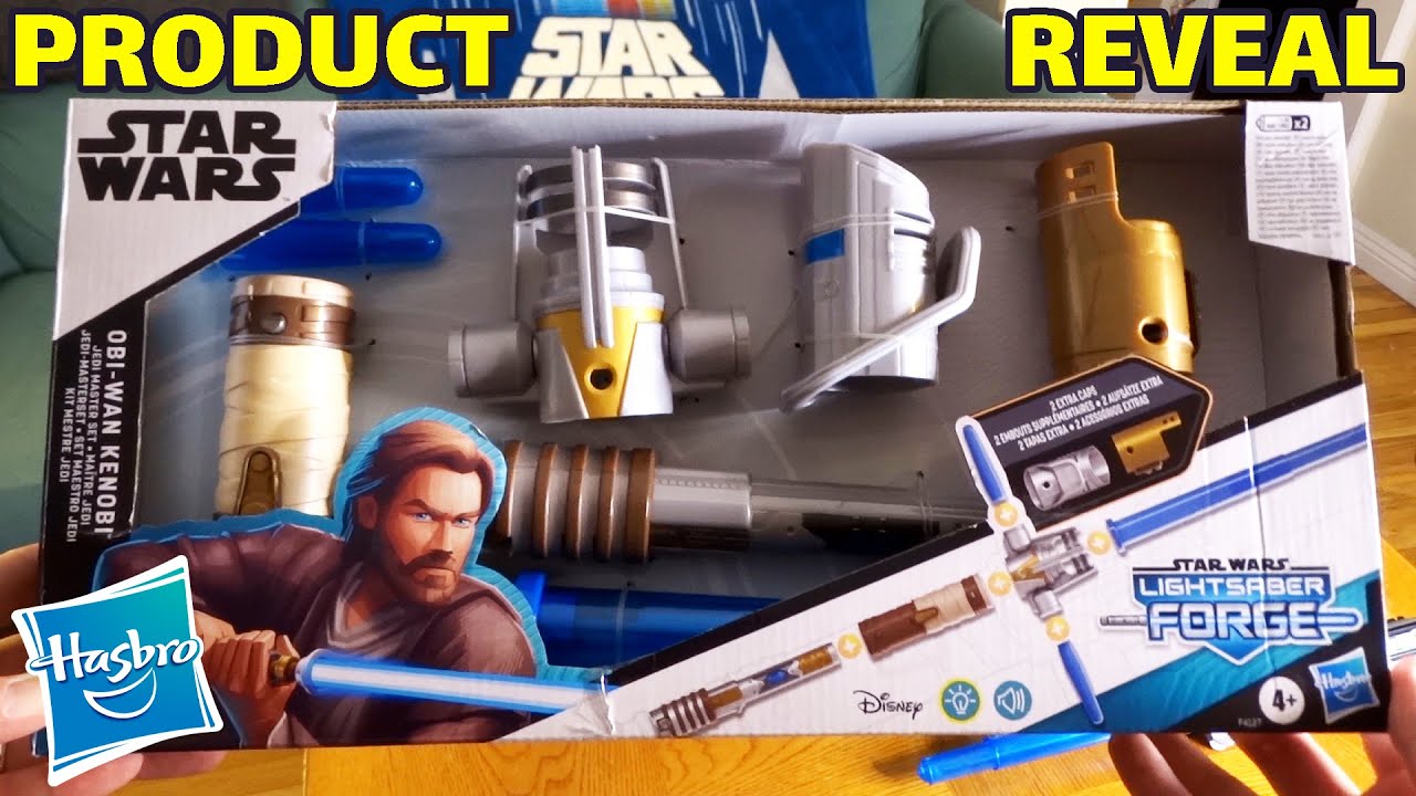 Star Wars Lightsaber Forge Sabre laser électronique d'Obi-Wan Kenobi