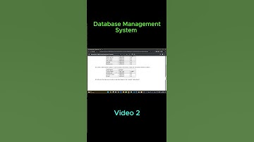 Learn about Database Management System easily with Practical | Video 2 #dbms #heidisql #mysql