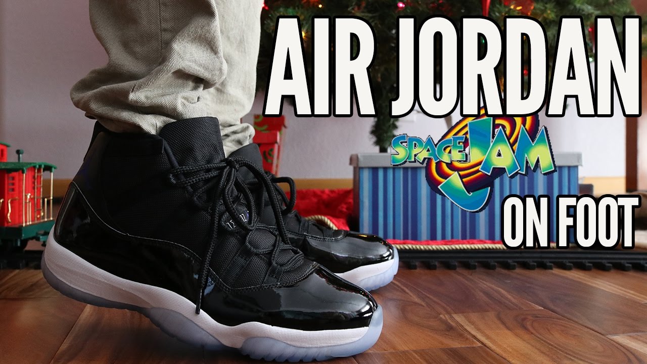 Space Jam" Air Jordan 11 W/On Foot Review - YouTube