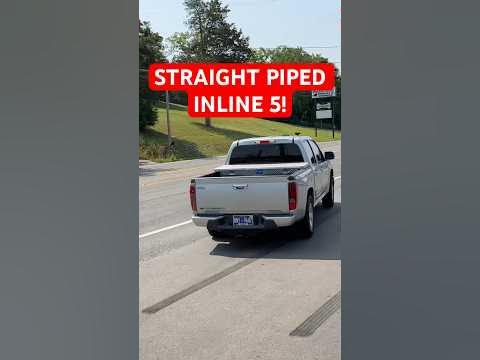 We Straight Piped a 2011 Chevy Colorado 3.7L I5! - YouTube