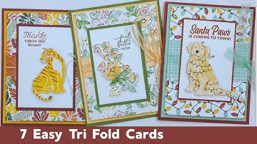 Designer Series Paper Fun Fold Cards You Will Make Over & Over Again!