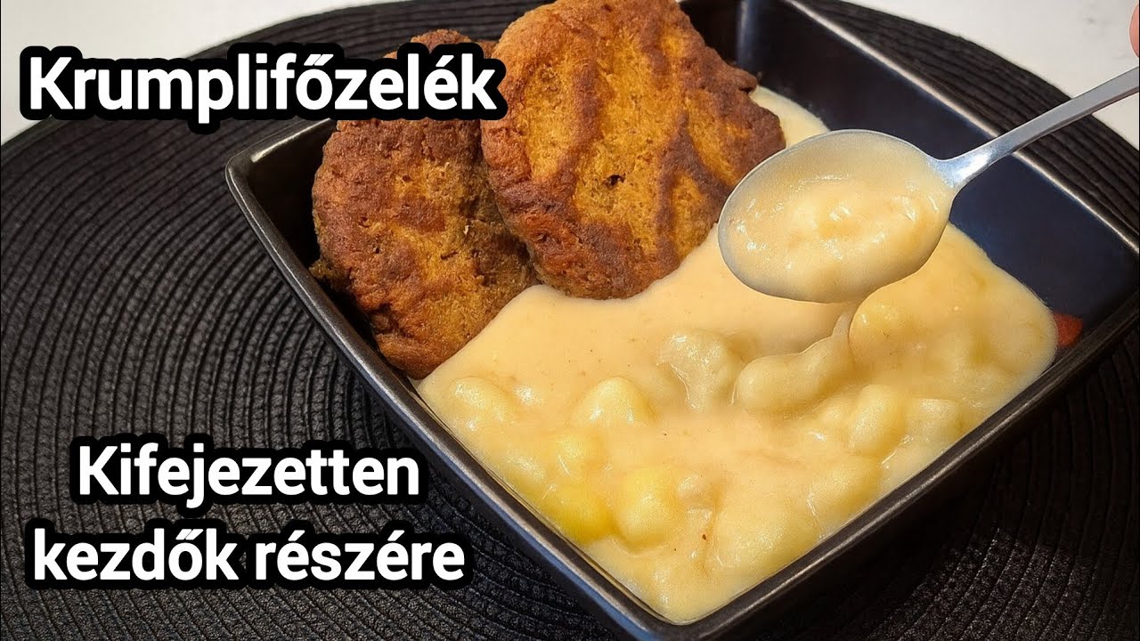 Krumplifőzelék kezdőknek.