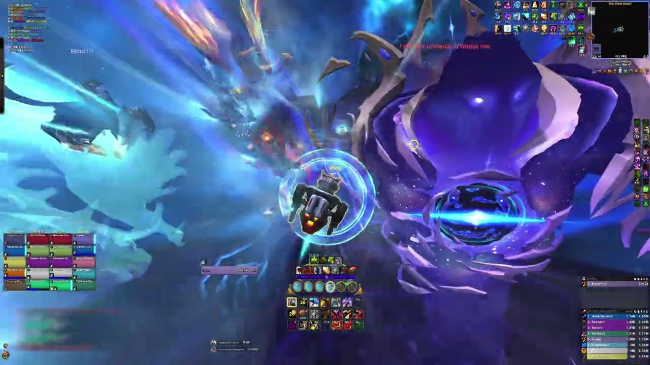 Mythic Dimensius Kill - Destro Warlock POV - Parity