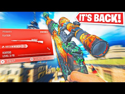 the KAR98k is BACK on REBIRTH ISLAND! (WARZONE 3)