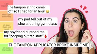 YOUR PERIOD HORROR STORIES ARE AWFUL… y’all need help 😭