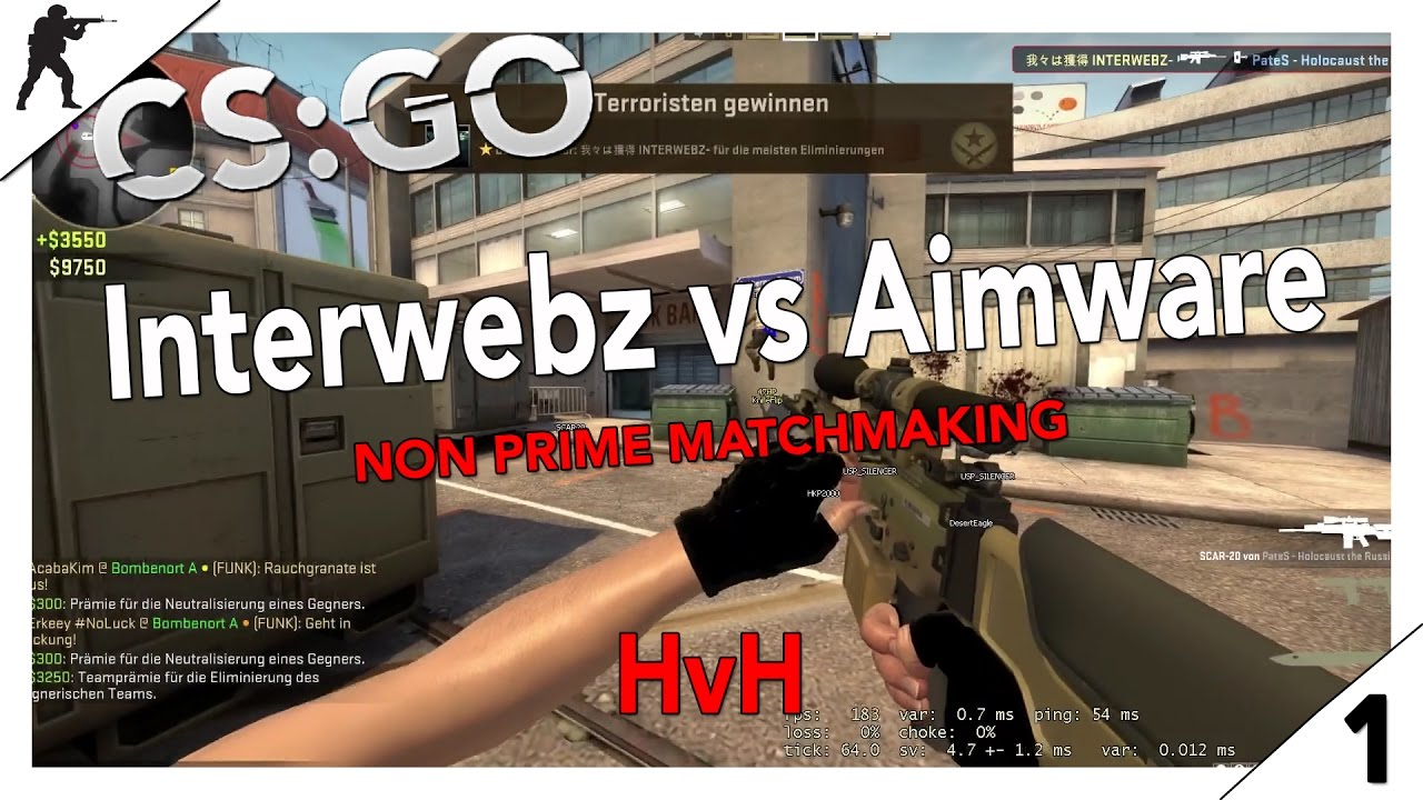 CSGO MM HvH Interwebz Vs Aimware YouTube csgo mm hvh interwebz vs aimware youtube
