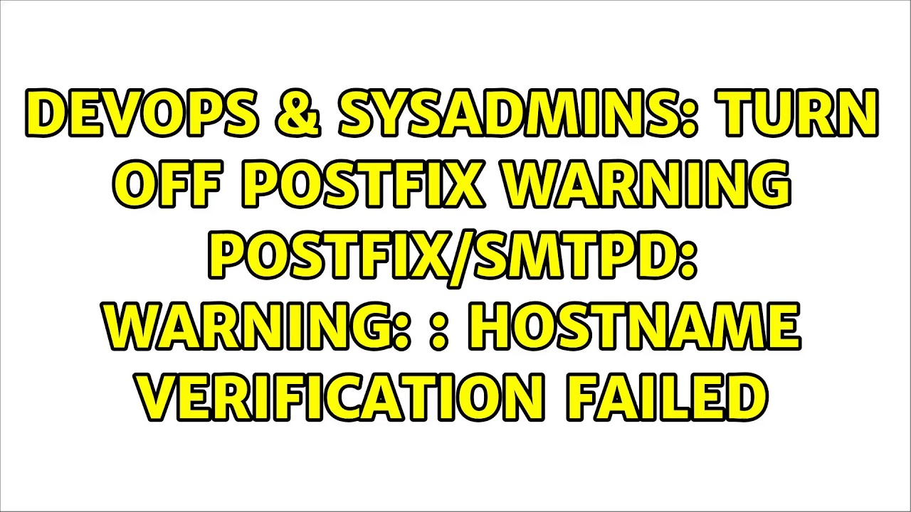 Turn off postfix warning postfix/smtpd: warning: ＜ipaddr＞: hostname