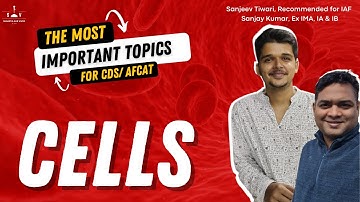 Cell | Most important Topics | CDS/AFCAT | Sanjeev Tiwari | Sanjay K.| SAV