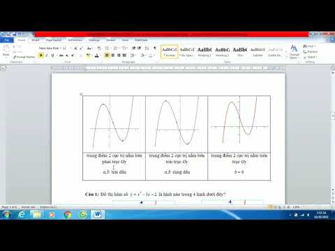 Video CÁCH NHẬN DIỆN ĐỒ THỊ HÀM SỐ BẬC 3 - youtube