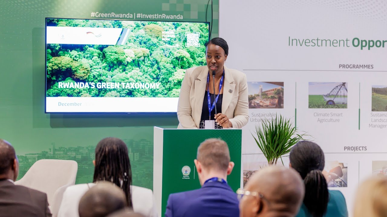 Rwanda Green Taxonomy Working Paper Showcase at COP28 - YouTube