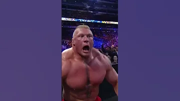 Brock Lesnar Screams His Own Entrance Music Short 