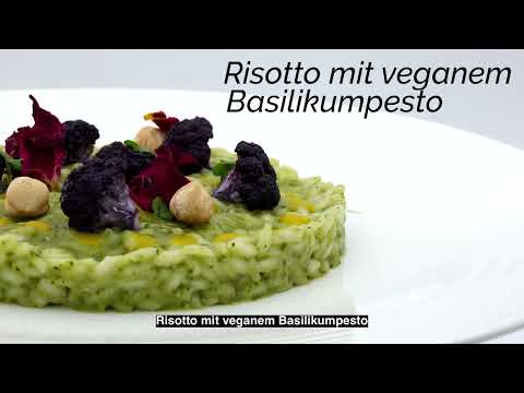 Risotto mit Veganem Basilikum-Pesto