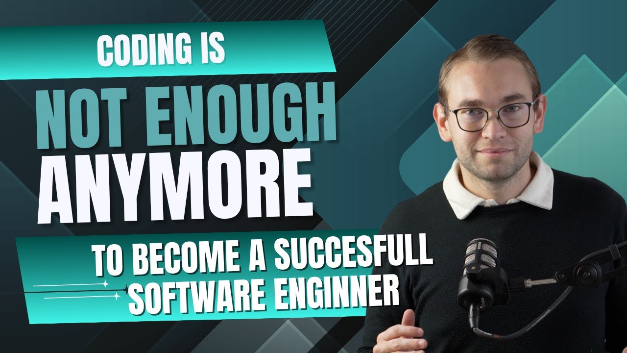 Coding is not enough anymore to be a great software engineer - YouTube