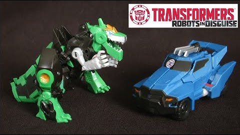 Transformers Warrior Class Grimlock & Steeljaw from Hasbro