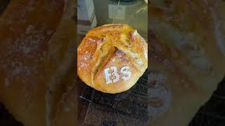 Branding Sourdough Bread with Flour #shorts #sourdough #bread