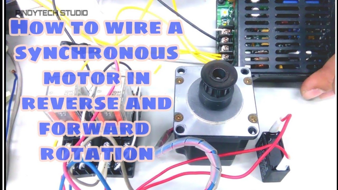 Synchronous Motor Reverse Forward Synchronous motor forward and reverse connection - YouTube