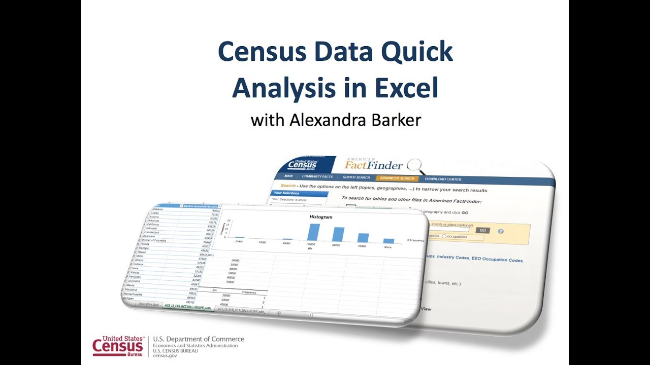 CENSUS DATA QUICK ANALYSIS IN EXCEL - YouTube