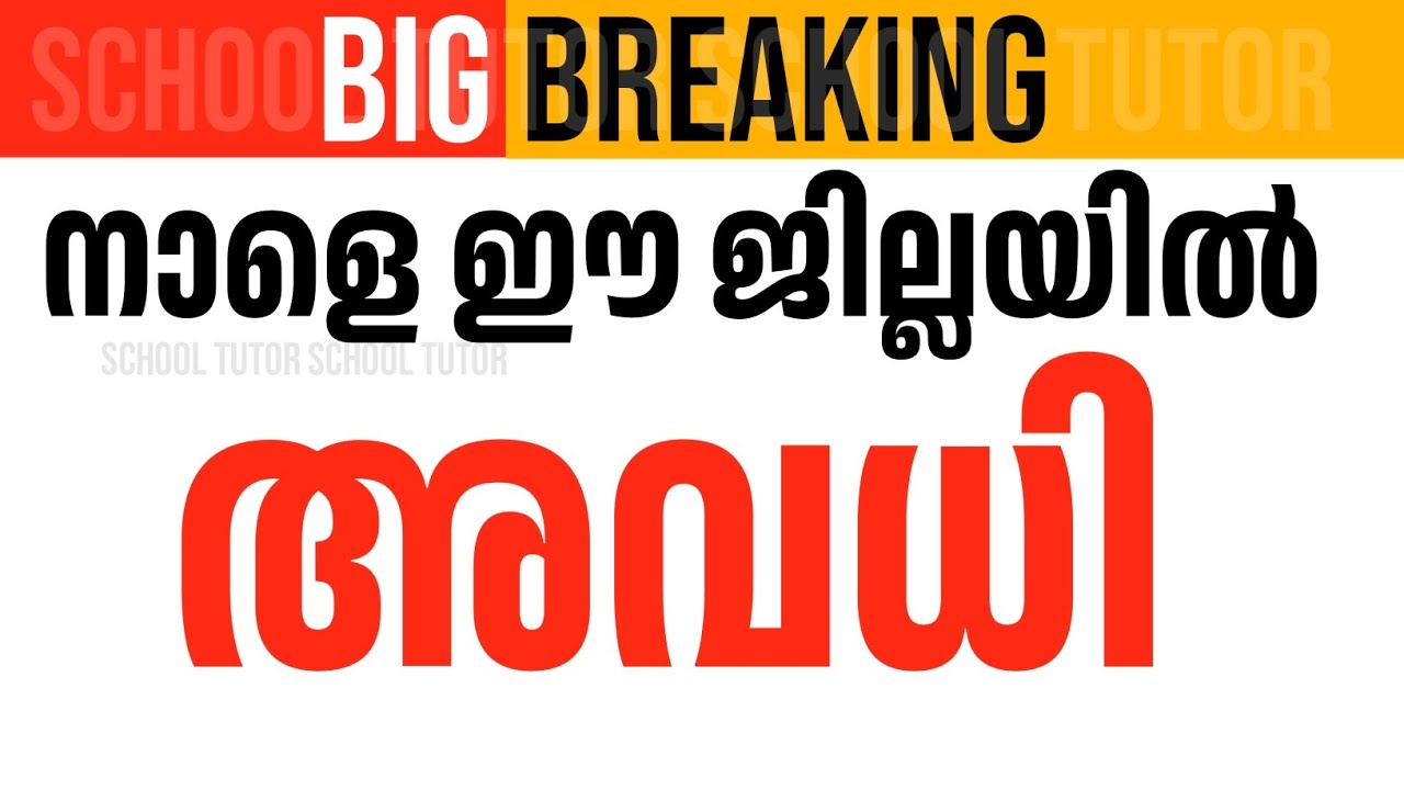 🔴നാളെ ഈ ജില്ലയിൽ അവധി പ്രഖ്യാപിച്ചു ; ഇപ്പോൾ വന്ന വാർത്ത | SCHOOL HOLIDAY NEWS TOMORROW |KERALA RAIN