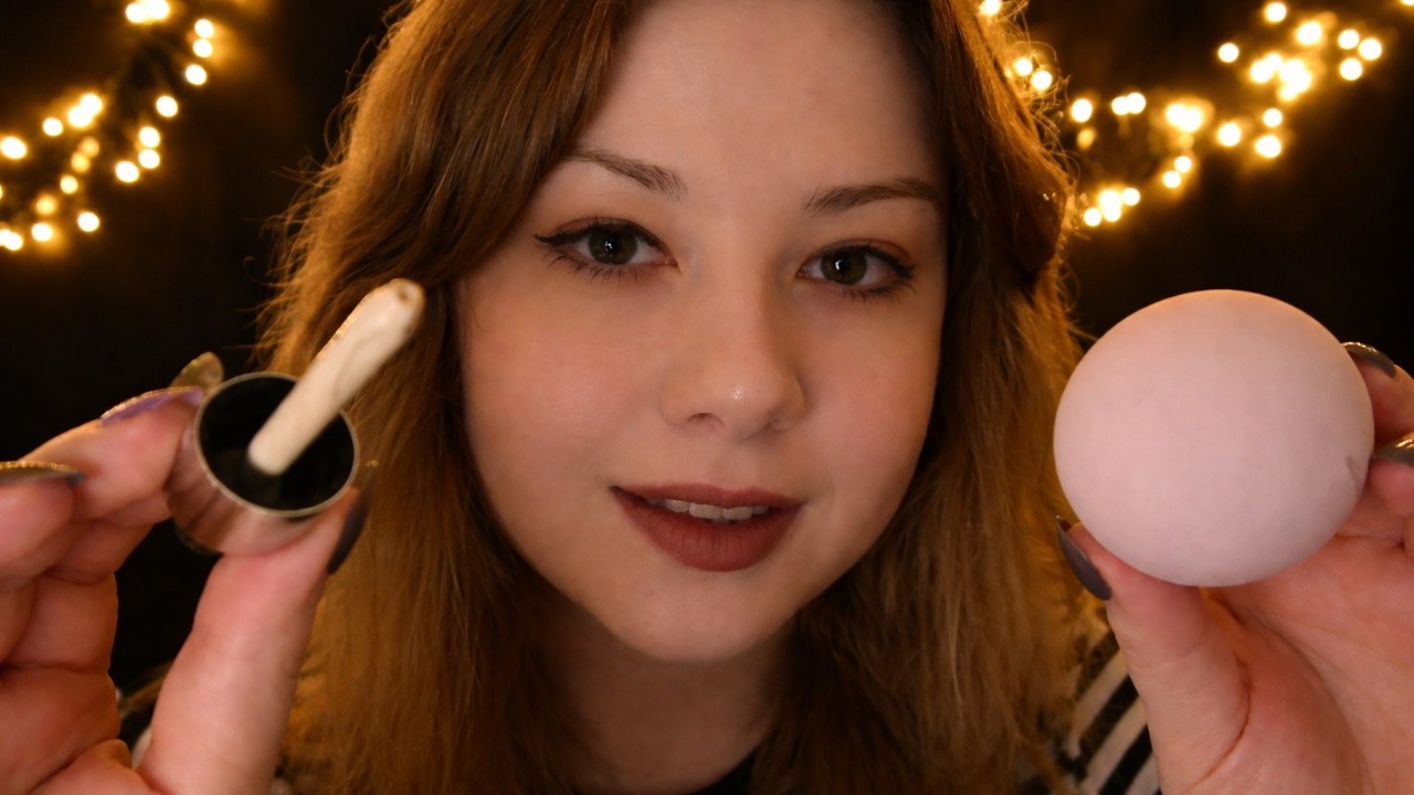 ASMR Doing Your Makeup | Slow & Detailed Personal Attention (Layered Sounds)