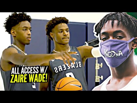Zaire Wade Opens Up About Teaming Up w/ Bronny, Going to Brewster & His YnG DnA Brand!