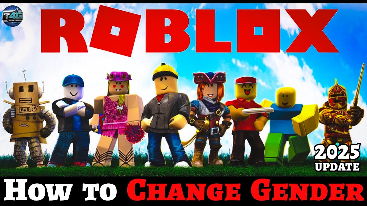 How To Change Gender In Roblox Application 2025 Update YouTube 