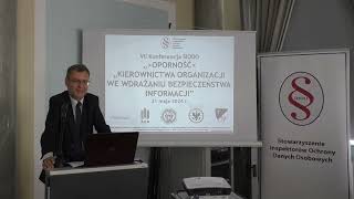 Jacek Młotkiewicz, Dyrektor Departamentu Kontroli i Naruszeń UODO - Konferencja SIODO 21.05.2024