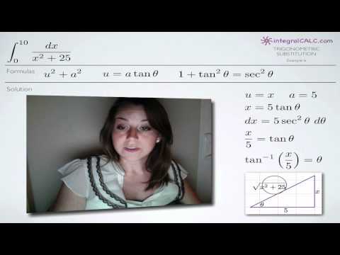 Trigonometric Substitution Example