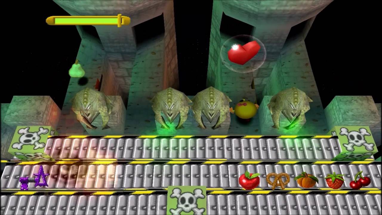 PSX Ms Pac Man Maze Madness Bonus Round 3