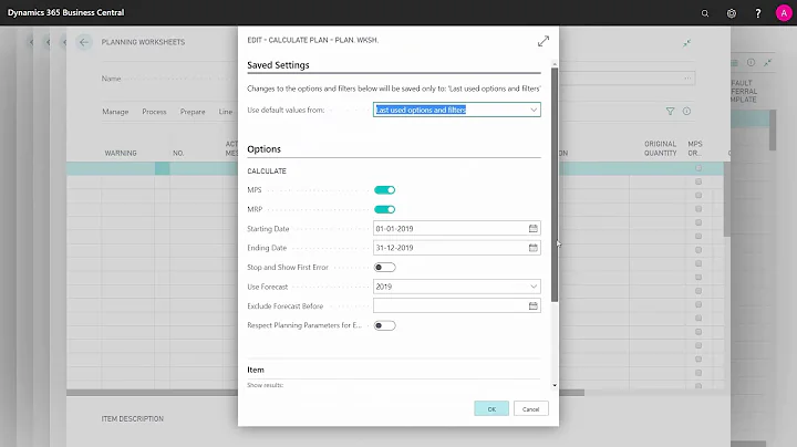 The Dampener Quantity and Overflow Level on Items and SKU's