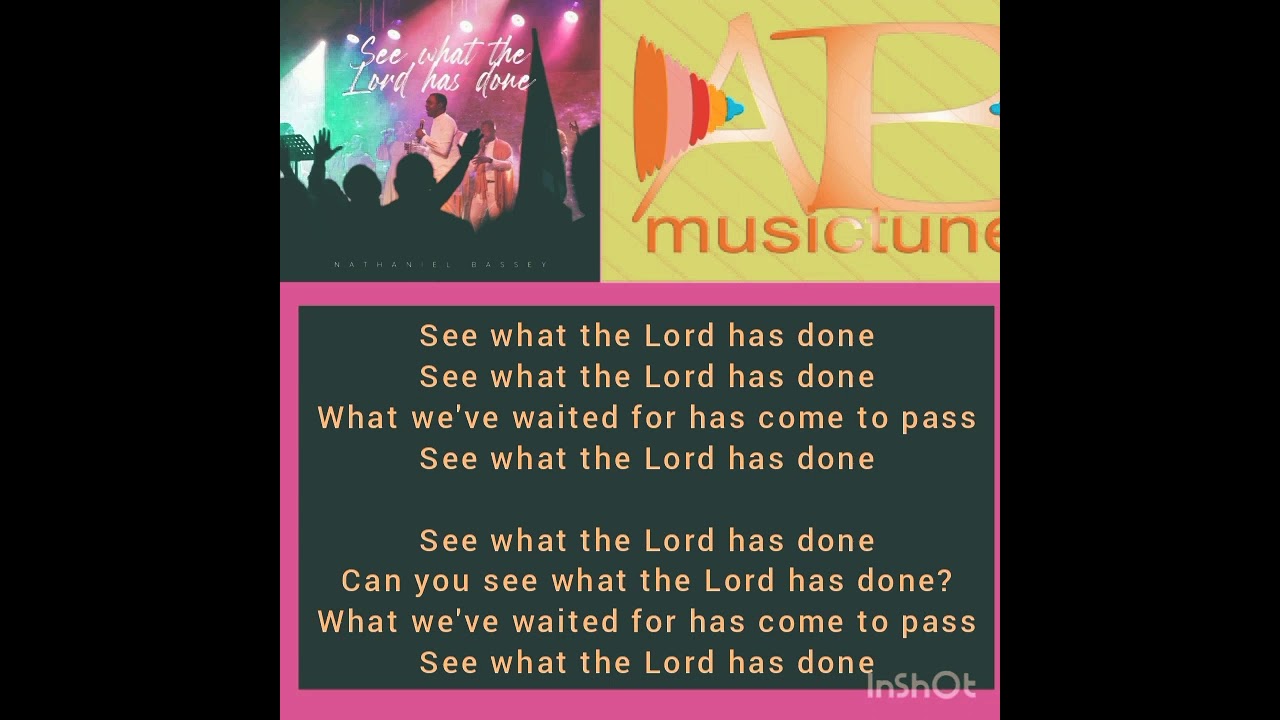 SEE WHAT THE LORD HAS DONE BY NATHANIEL BASSEY SHORT PART 3 YouTube See what the lord has done by nathaniel bassey short part 3 youtube