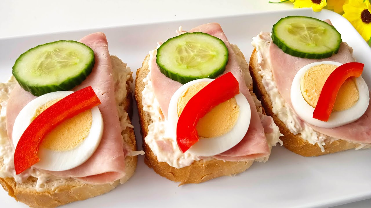 CHLEBÍČKY S VÝBORNOU POMAZÁNKOU PRO KAŽDOU PŘÍLEŽITOST, JEDNODUCHÝ RECEPT, VYZKOUŠEJTE! Lahodný TV