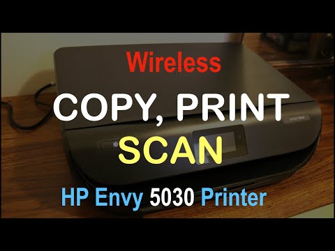 How to COPY, PRINT & SCAN with HP Envy 5030 all-in-one Printer review ?