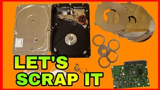 SCRAPPING HARD DRIVES FOR HIDDEN TREASURE: GOLD, SILVER & PLATINUM! #scrapping #gold