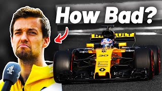 How Bad Was Jolyon Palmer in F1?