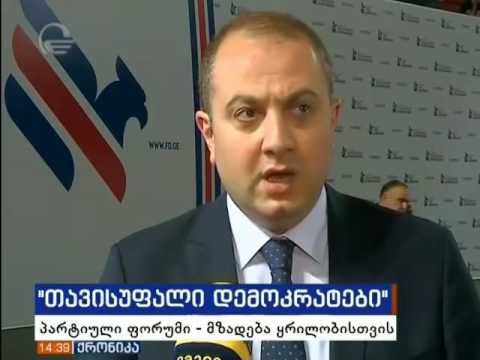 \"ირაკლი ალასანია - თავისუფალი დემოკრატების\" რიგით მეოთხე ყრილობა